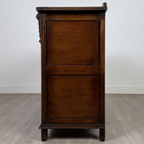 ANTIQUE 20TH CENTURY GOOD QUALITY SIDEBOARD IN OAK - ADDITIONAL PHOTO 3