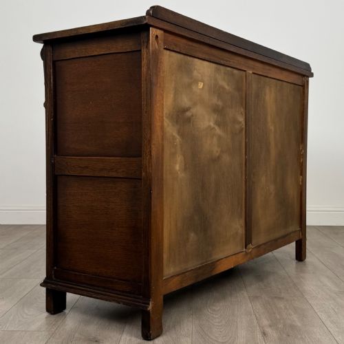 ANTIQUE 20TH CENTURY GOOD QUALITY SIDEBOARD IN OAK - ADDITIONAL PHOTO 4