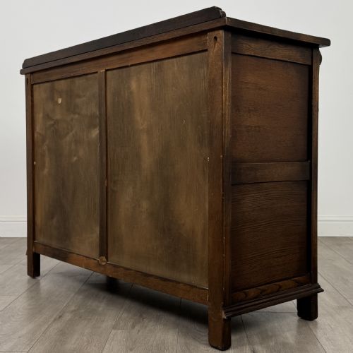 ANTIQUE 20TH CENTURY GOOD QUALITY SIDEBOARD IN OAK - ADDITIONAL PHOTO 6