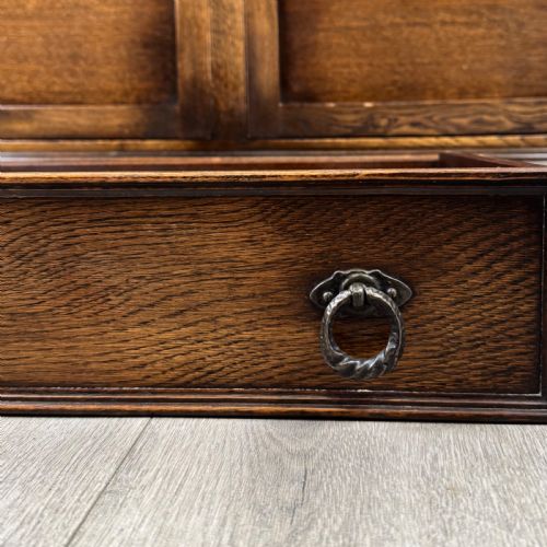 ANTIQUE 20TH CENTURY GOOD QUALITY SIDEBOARD IN OAK - ADDITIONAL PHOTO 11