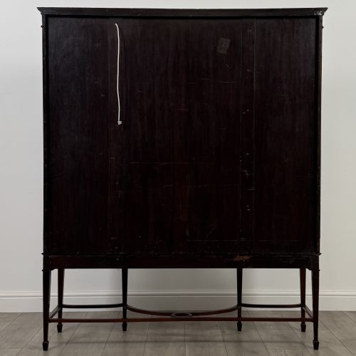 ANTIQUE 20TH CENTURY GLAZED DISPLAY CABINET IN MAHOGANY - ADDITIONAL PHOTO 6