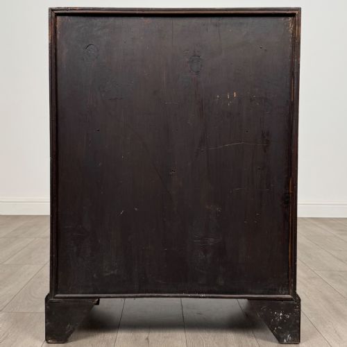 ANTIQUE 18TH CENTURY MAHOGANY BUREAU OF SMALL PROPORTIONS - ADDITIONAL PHOTO 5