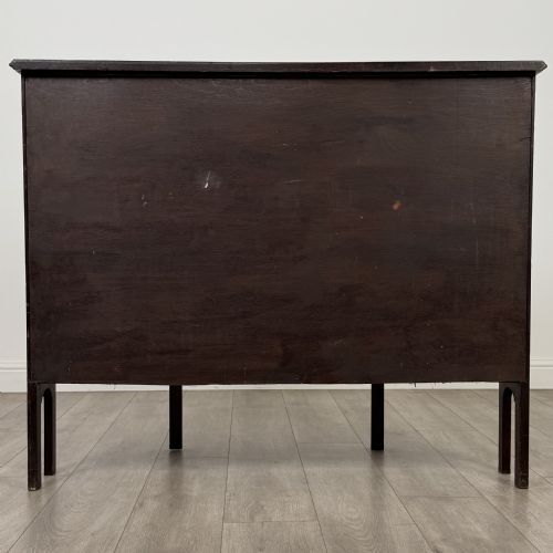 ANTIQUE 20TH CENTURY BOW FRONT CABINET IN MAHOGANY - ADDITIONAL PHOTO 5