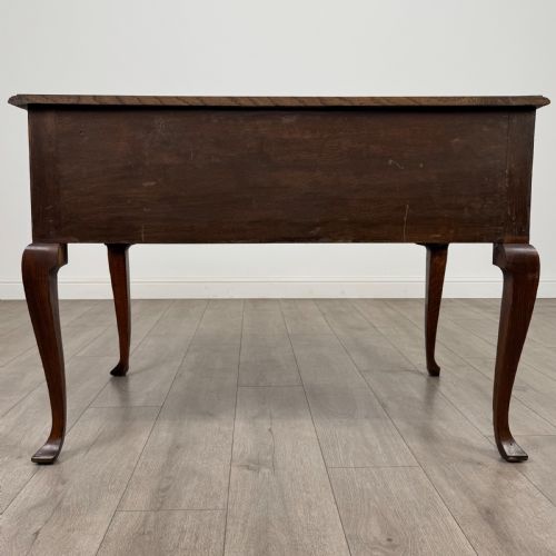 ANTIQUE 18TH CENTURY FINE QUALITY WRITING TABLE IN OAK - ADDITIONAL PHOTO 4