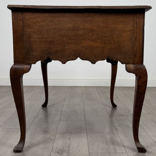 ANTIQUE 18TH CENTURY FINE QUALITY WRITING TABLE IN OAK - ADDITIONAL PHOTO 6