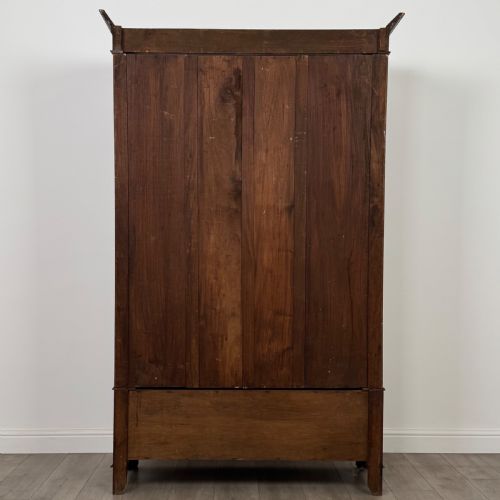 ANTIQUE 20TH CENTURY GOOD QUALITY WARDROBE IN MAHOGANY - ADDITIONAL PHOTO 5