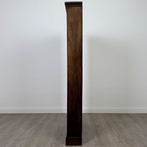 ANTIQUE 20TH CENTURY PAIR OF TALL BOOKCASES IN OAK - ADDITIONAL PHOTO 3