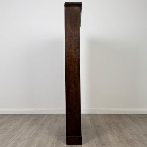 ANTIQUE 20TH CENTURY PAIR OF TALL BOOKCASES IN OAK - ADDITIONAL PHOTO 7