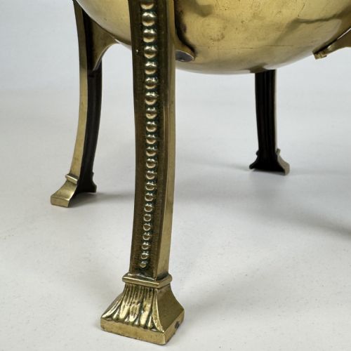 ANTIQUE 19TH CENTURY DECORATIVE BRASS JARDINIERE PLANTER - ADDITIONAL PHOTO 12