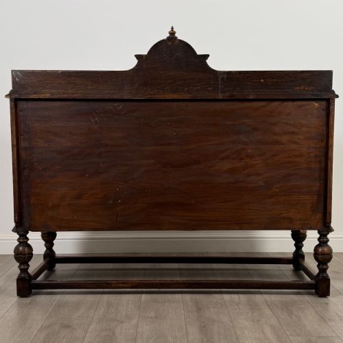 ANTIQUE 20TH CENTURY GOOD QUALITY SIDEBOARD IN GOLDEN OAK - ADDITIONAL PHOTO 5