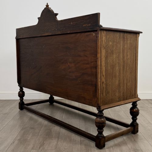 ANTIQUE 20TH CENTURY GOOD QUALITY SIDEBOARD IN GOLDEN OAK - ADDITIONAL PHOTO 6