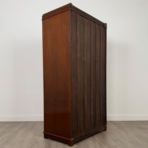 ANTIQUE 20TH CENTURY FINE QUALITY FITTED WARDROBE IN MAHOGANY - ADDITIONAL PHOTO 4