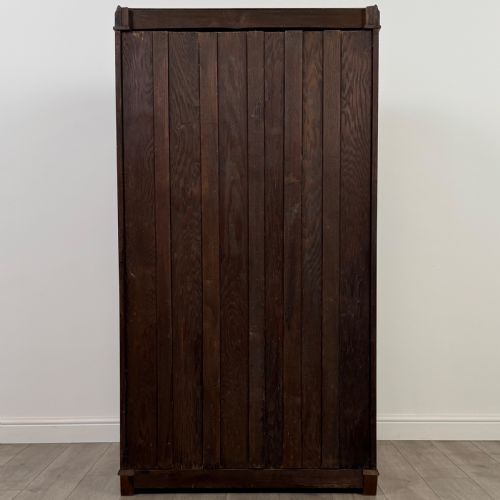 ANTIQUE 20TH CENTURY FINE QUALITY FITTED WARDROBE IN MAHOGANY - ADDITIONAL PHOTO 5