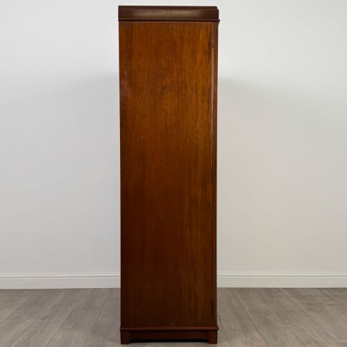 ANTIQUE 20TH CENTURY FINE QUALITY FITTED WARDROBE IN MAHOGANY - ADDITIONAL PHOTO 7