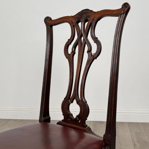 ANTIQUE 19TH CENTURY FINE QUALITY SET OF 8 DINING CHAIRS - ADDITIONAL PHOTO 5