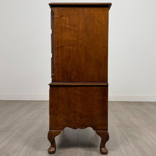 ANTIQUE 20TH CENTURY CHEST OF DRAWERS IN BURR WALNUT - ADDITIONAL PHOTO 2