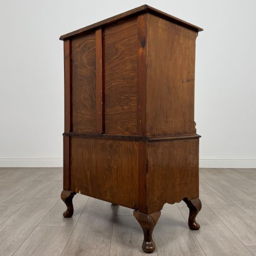ANTIQUE 20TH CENTURY CHEST OF DRAWERS IN BURR WALNUT - ADDITIONAL PHOTO 5