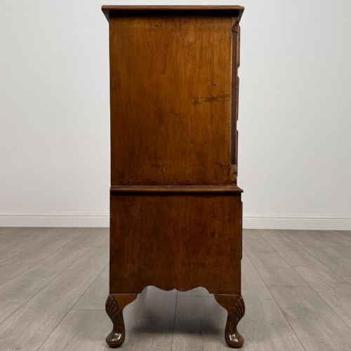 ANTIQUE 20TH CENTURY CHEST OF DRAWERS IN BURR WALNUT - ADDITIONAL PHOTO 6