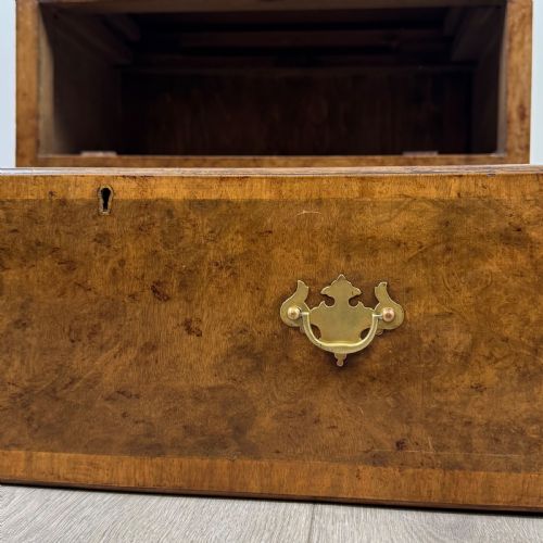 ANTIQUE 20TH CENTURY CHEST OF DRAWERS IN BURR WALNUT - ADDITIONAL PHOTO 10