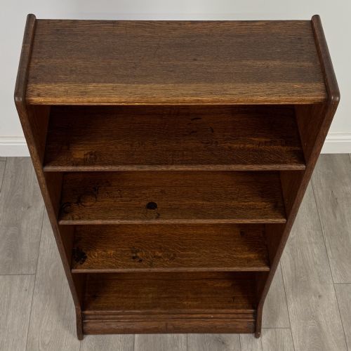 ANTIQUE 20TH CENTURY GLOBE WERNICKE STYLE OPEN BOOKCASE - ADDITIONAL PHOTO 9