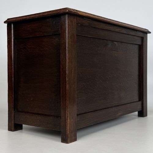 ANTIQUE 20TH CENTURY SMALL STORAGE BOX IN OAK - ADDITIONAL PHOTO 3