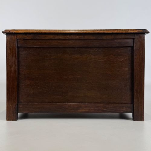 ANTIQUE 20TH CENTURY SMALL STORAGE BOX IN OAK - ADDITIONAL PHOTO 4