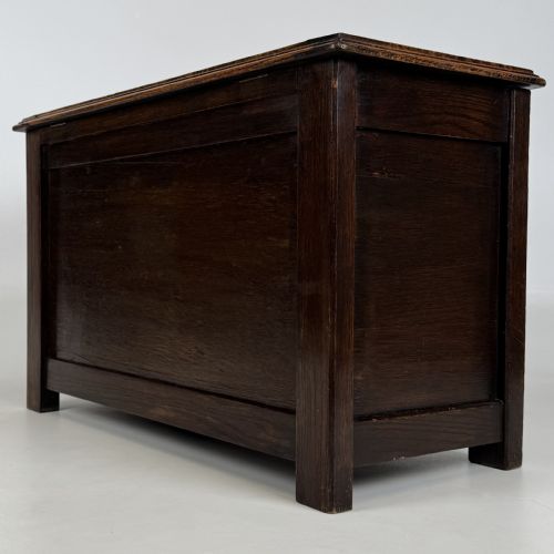 ANTIQUE 20TH CENTURY SMALL STORAGE BOX IN OAK - ADDITIONAL PHOTO 5