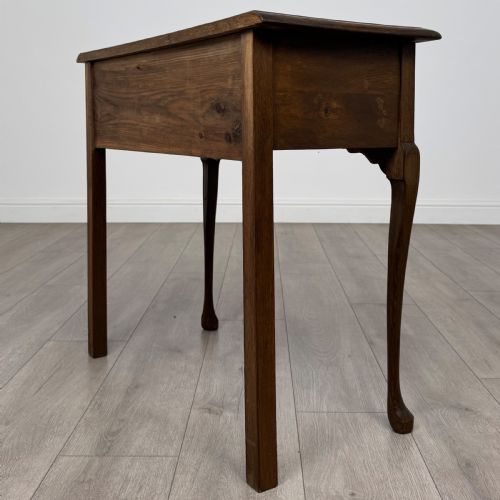 ANTIQUE 20TH CENTURY GOOD QUALITY SIDE TABLE IN OAK - ADDITIONAL PHOTO 5