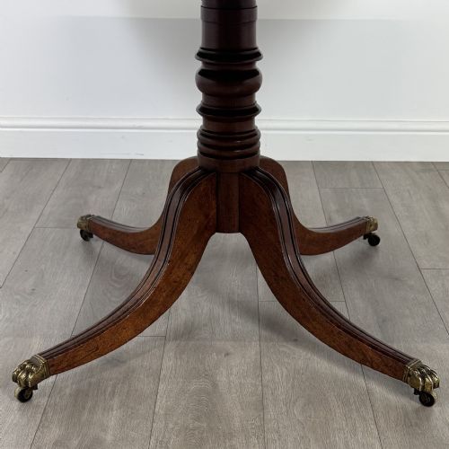 ANTIQUE 18TH CENTURY BREAKFAST TABLE IN MAHOGANY - ADDITIONAL PHOTO 4