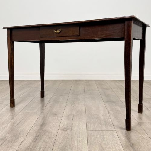 ANTIQUE 20TH CENTURY WRITING TABLE IN OAK - ADDITIONAL PHOTO 1