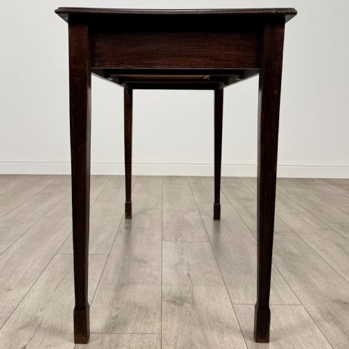 ANTIQUE 20TH CENTURY WRITING TABLE IN OAK - ADDITIONAL PHOTO 2