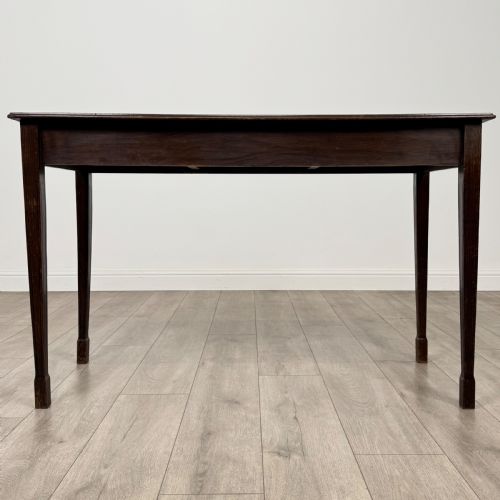 ANTIQUE 20TH CENTURY WRITING TABLE IN OAK - ADDITIONAL PHOTO 4