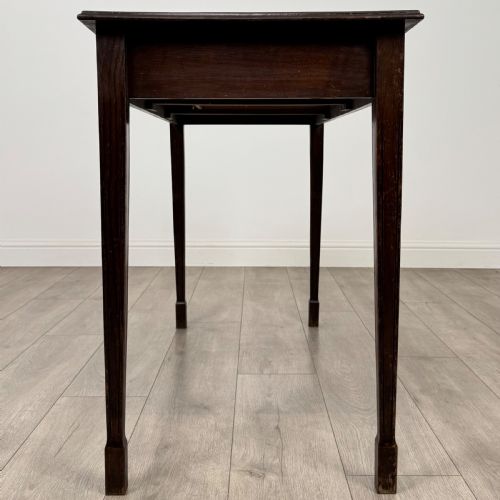 ANTIQUE 20TH CENTURY WRITING TABLE IN OAK - ADDITIONAL PHOTO 6