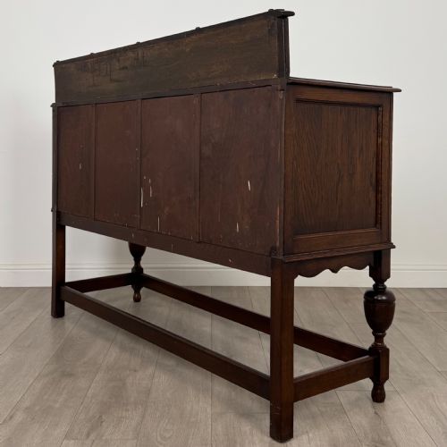 ANTIQUE 20TH CENTURY GOOD QUALITY SIDEBOARD IN OAK - ADDITIONAL PHOTO 6