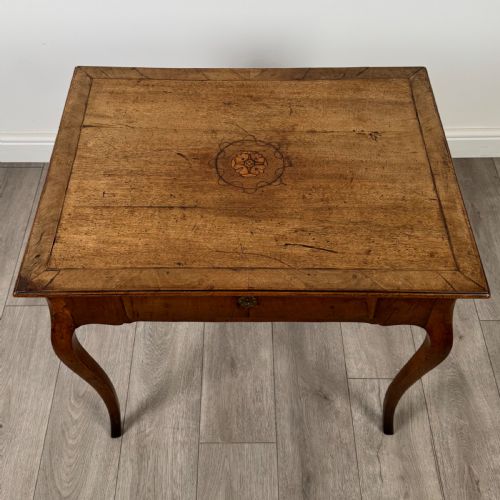 ANTIQUE 18TH CENTURY GOOD QUALITY SIDE TABLE IN WALNUT - ADDITIONAL PHOTO 10