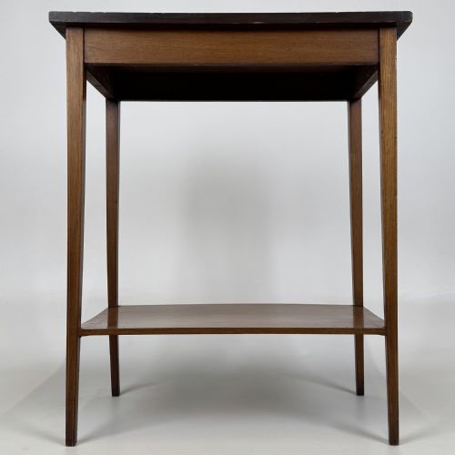 ANTIQUE 20TH CENTURY INLAID SIDE TABLE IN MAHOGANY - ADDITIONAL PHOTO 4