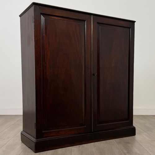ANTIQUE 18TH CENTURY GOOD QUALITY CUPBOARD IN MAHOGANY - ADDITIONAL PHOTO 8