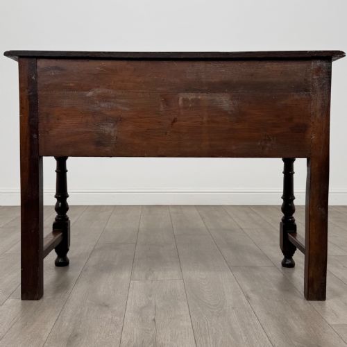 ANTIQUE 18TH CENTURY JACOBEAN GEOMETRIC DRESSER BASE IN OAK - ADDITIONAL PHOTO 4
