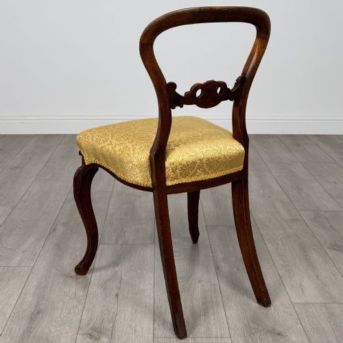 ANTIQUE 19TH CENTURY GOOD QUALITY SET OF 4 DINING CHAIRS - ADDITIONAL PHOTO 5