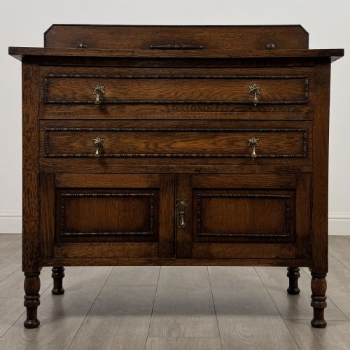 antique 20th century jacobean style cupboard in oak - CATEGORY: ANTIQUE SIDEBOARDS - DATED EDWARDIAN