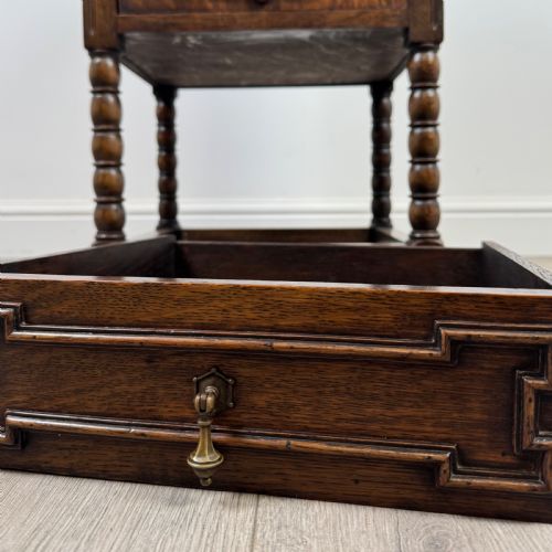 ANTIQUE 20TH CENTURY JACOBEAN STYLE CABINET IN OAK - ADDITIONAL PHOTO 11