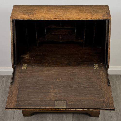ANTIQUE 20TH CENTURY GOOD QUALITY GOLDEN OAK BUREAU - ADDITIONAL PHOTO 11