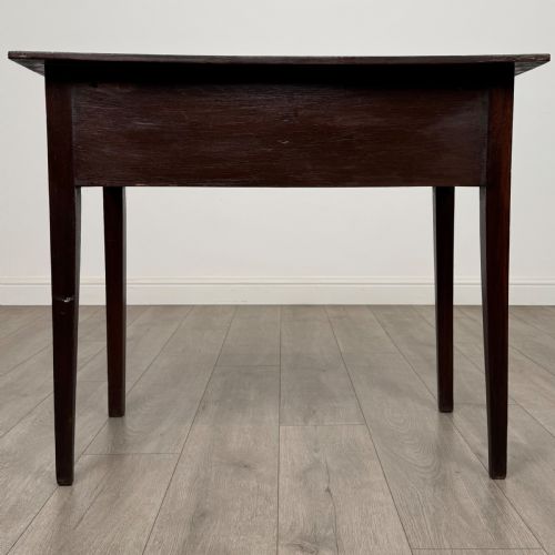 ANTIQUE 18TH CENTURY GOOD QUALITY WRITING TABLE IN MAHOGANY - ADDITIONAL PHOTO 4