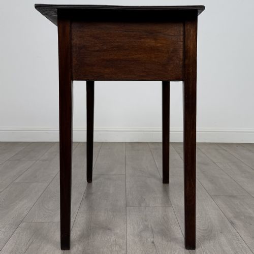 ANTIQUE 18TH CENTURY GOOD QUALITY WRITING TABLE IN MAHOGANY - ADDITIONAL PHOTO 6