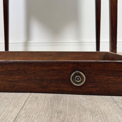 ANTIQUE 18TH CENTURY GOOD QUALITY WRITING TABLE IN MAHOGANY - ADDITIONAL PHOTO 10