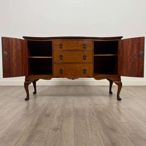 ANTIQUE 20TH CENTURY SIDEBOARD IN BURR WALNUT - ADDITIONAL PHOTO 1