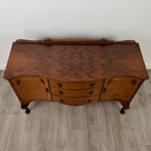 ANTIQUE 20TH CENTURY SIDEBOARD IN BURR WALNUT - ADDITIONAL PHOTO 9