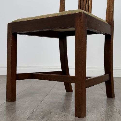 ANTIQUE 19TH CENTURY SET OF 6 MAHOGANY DINING CHAIRS - ADDITIONAL PHOTO 4