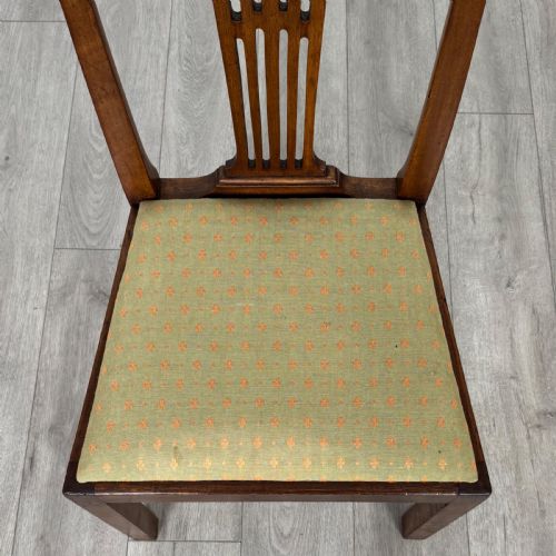 ANTIQUE 19TH CENTURY SET OF 6 MAHOGANY DINING CHAIRS - ADDITIONAL PHOTO 6