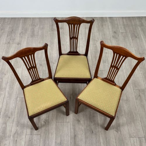 ANTIQUE 19TH CENTURY SET OF 6 MAHOGANY DINING CHAIRS - ADDITIONAL PHOTO 8